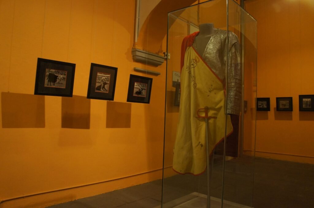 Montaje de exposición museística.